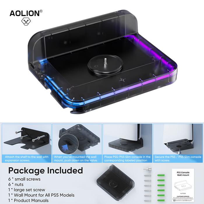 Aolion AL-P5203 PS5 Wall Mount - Image 3