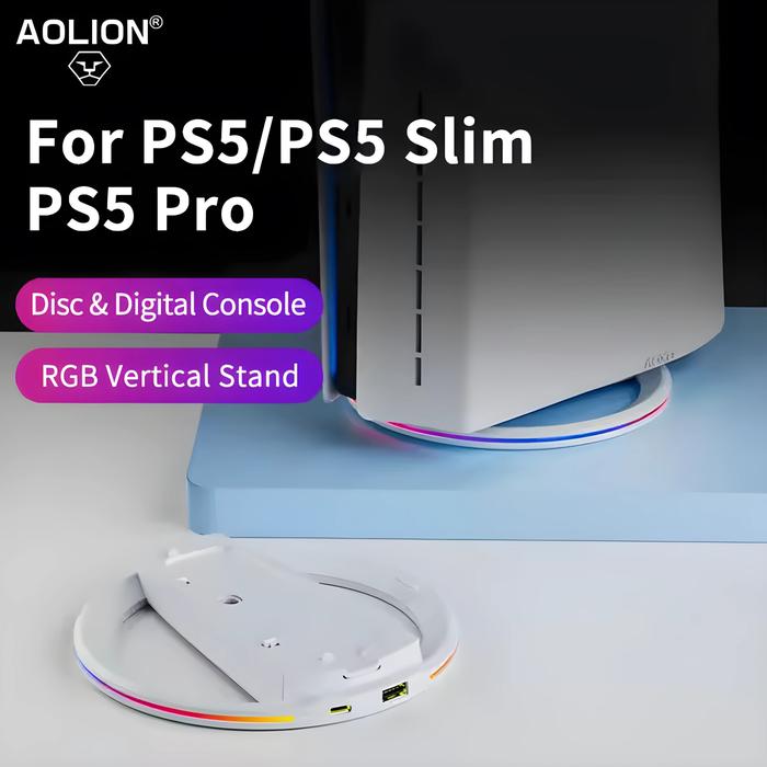 Aolion AL-P5439 RGB Vertical Stand for PS5 - Image 3