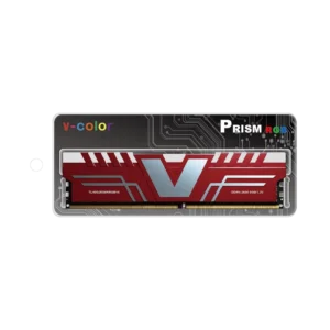 V-Color Memory DDR4 8GB 2666MHz 1x8G RGB Skywalker Prism U-DIMM - RED